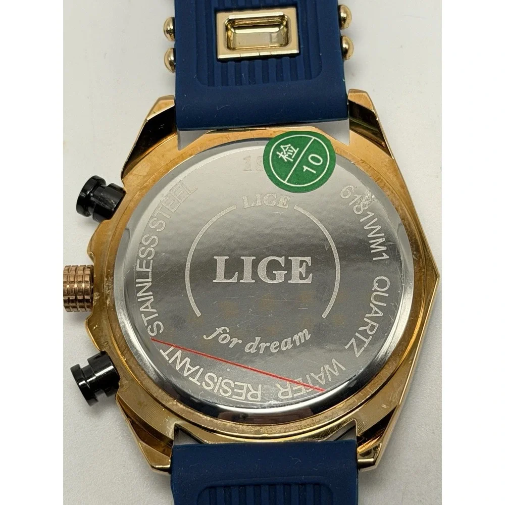 Lige For Dream 6181WM1 New Battery 1853 Mens Watch 48MM 8.5